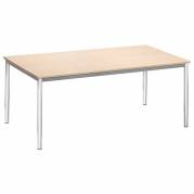 Bord Combi 1600x800 mm Birk på krom understel