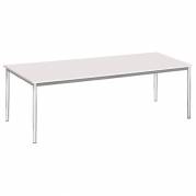 Bord Combi 2000x800 mm Hvid på krom understel