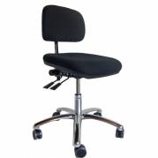 Kontorstol Office - low back 2350101 Sort møbelstof