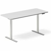 Hæve-sænkebord DNA 1200x600 mm Lysgrå 2-ben/Alugrå