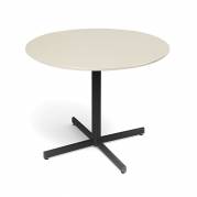Bord Cruzo Ø1200mm Birk med sort understel