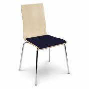 Stol Cafe VII Plus Birk/Blå