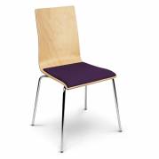 Stol Cafe VII Plus Bøg/Lilla