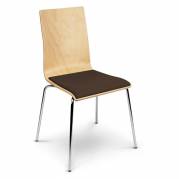 Stol Cafe VII Plus Bøg/Brun