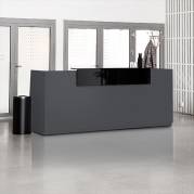 Reception Libra Antracit 2600mm Hæve-sænkebord