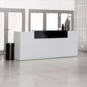 Reception Libra Lys grå 2600mm Hæve-sænkebord