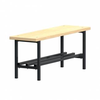 Bænk Fritstående med skohylde 1100mm Ask Laminat