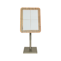 Securit® GLASS STAR Informationsdisplay 85 til 4xA4, eg - komplet kit