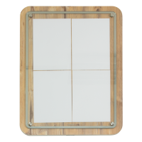 Securit&reg; GLASS STAR Informationsdisplay panel til 4xA4, eg