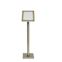 Securit® GLASS STAR Informationsdisplay 125 til 1xA4, eg - komplet kit