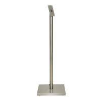 Securit&reg; STAINLESS STEEL Informationsdisplay stand: stolpe og base 125 cm, st&aring;l