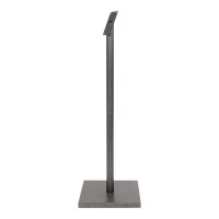 Securit&reg; COATED STEEL Stander s&aelig;t til informationsdisplay: 135 cm stolpe + base, sort