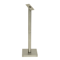 Securit&reg; STAINLESS STEEL Informationsdisplay stand: stolpe og base 85 cm, st&aring;l