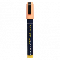 Securit&reg; original kridtmarker med skr&aring; orange spids
