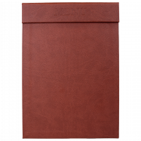 Classic A4 MENU clipboard med magnet clip, brun