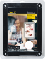 Plakat Ramme Securit A4 UV resistent Sort til vindue