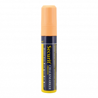 Securit&reg; original kridtmarker med blokspids i orange
