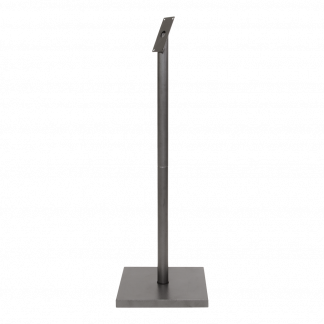 Securit&reg; COATED STEEL Stander s&aelig;t til informationsdisplay: 135 cm stolpe + base, sort