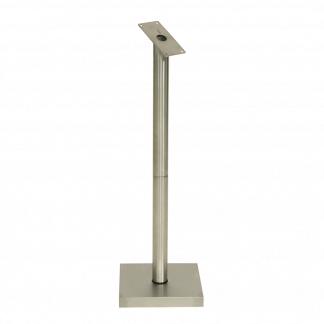 Securit&reg; STAINLESS STEEL Informationsdisplay stand: stolpe og base 85 cm, st&aring;l