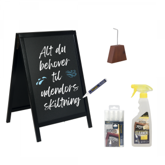 Securit® Woody Gadeskilt – Komplet Udendørs Startsæt