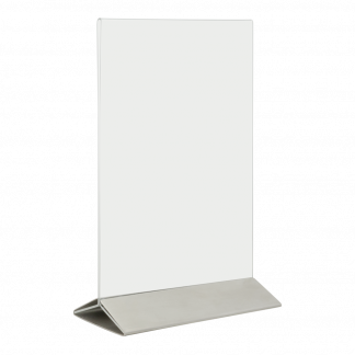 Borddisplay Securit A5 i klar akryl