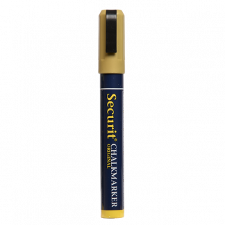 Securit&reg; original kridtmarker med guldfarvet skr&aring; spids