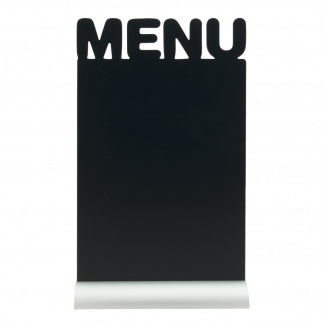 Tavle Securit Menu 21x34x6 cm med Hvid tuschpen med Alu fod