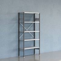 Lagerreol V06 Startsektion 2100x400 mm &Aring;ben / Galv