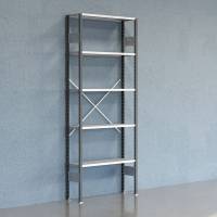 Lagerreol V06 Startsektion 2500x300 mm &Aring;ben / Galv