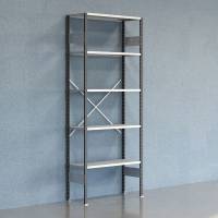 Lagerreol V06 Startsektion 2500x400 mm &Aring;ben / Galv