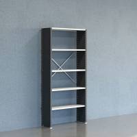 Lagerreol V06 Startsektion 2100x300 mm Lukket / 7035