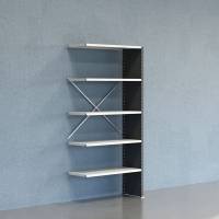 Lagerreol V06 F&oslash;lgesektion 2100x400 mm Lukket / 7035