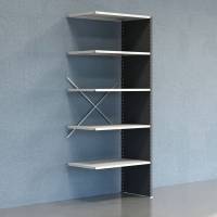 Lagerreol V06 F&oslash;lgesektion 2500x600 mm Lukket / 7035