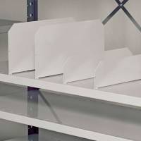 Deleplade for hylder V06 100x500 mm 7035