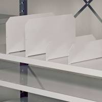 Deleplade for hylder V06 200x500 mm 7035