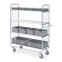 Vogn 4 hylder 1585x460x1380 mm