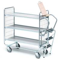 Vogn 3 hylder 1120x460x1270 mm