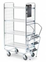 Vogn 4 hylder 1585x460x1270 mm