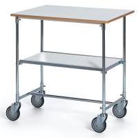 Rullebord, kontor Gr&aring; Laminat 900x820x600 mm