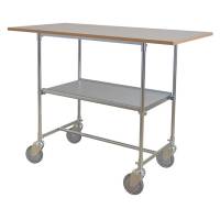 Rullebord, kontor Gr&aring; Laminat 900x1200x600 mm