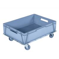 Trolley til Eurokasse 600x800 mm 400 kg
