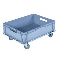 Trolley til Eurokasse 600x800 mm 400 kg