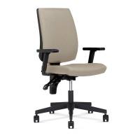 Kontorstol Taktik, Lys gr&aring; med arml&aelig;n