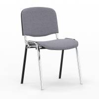 Iso stol, Gr&aring; med krom stoleben