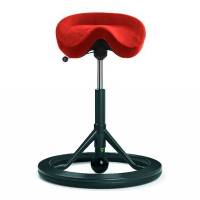 BackApp Smart Alcantara, r&oslash;d med sort understel