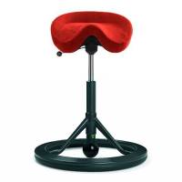 BackApp Smart Alcantara, r&oslash;d med sort understel