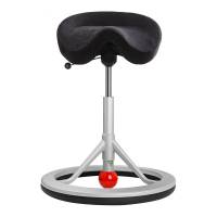 BackApp Smart Alcantara, antracit med alugr&aring;t understel