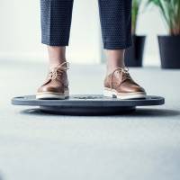 Balancebr&aelig;t BackApp 360, M&oslash;rk gr&aring;