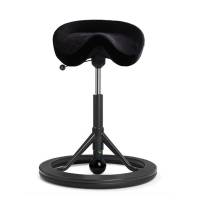 BackApp Smart Alcantara, sort med sort understel