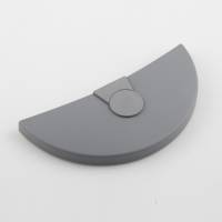 Endeafslutning til kabelholder Halfpipe, Alugr&aring;